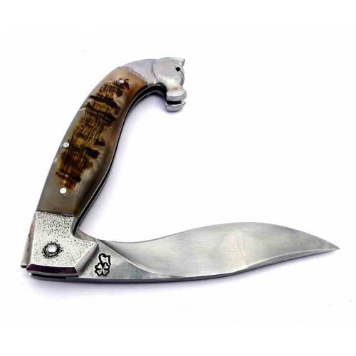 Falcata Ram Horn Knife 14c28n 102033