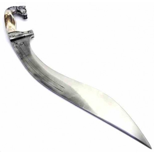 Falcata Artesanal Caballo Ciervo