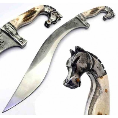 Falcata Artesanal Horse Stag