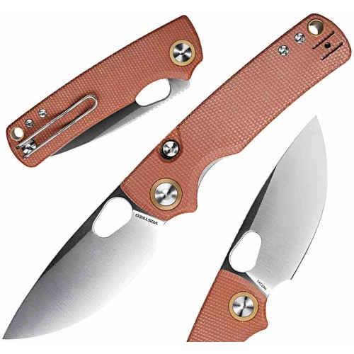 Vosteed Porcupine Brown Micarta vosa2604 Vosteed Porcupine Brown Micarta vosa2604