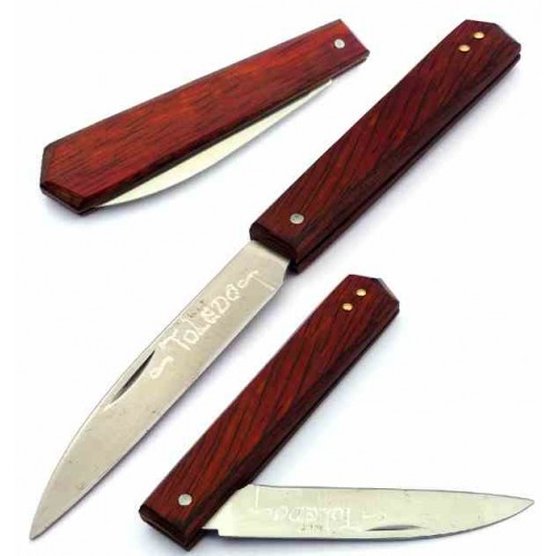 Cuchillo Pelador Plegable Madera 108 Cuchillo Pelador Plegable Madera 108
