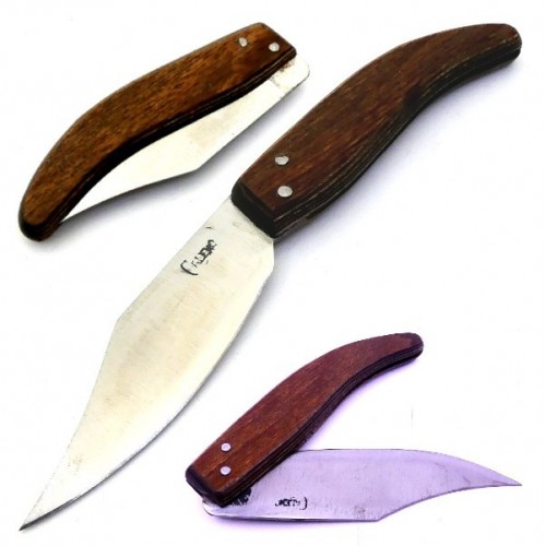 Calero Curva 1 Laminated Wood Stainless