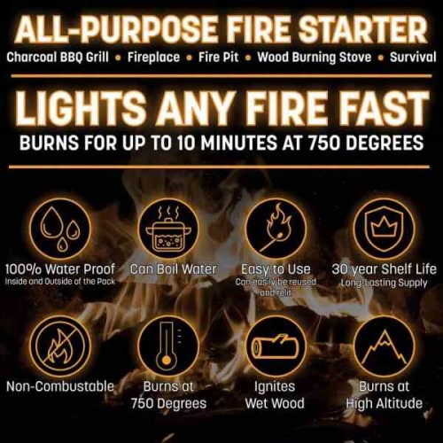 QuickSurvive Fire Starter 12 Pack qsvqs12