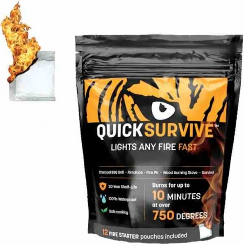 QuickSurvive Fire Starter 12 Pack qsvqs12