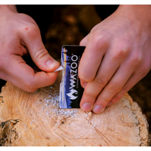 Wazoo Survival Gear Fire Card wsgcdfr03