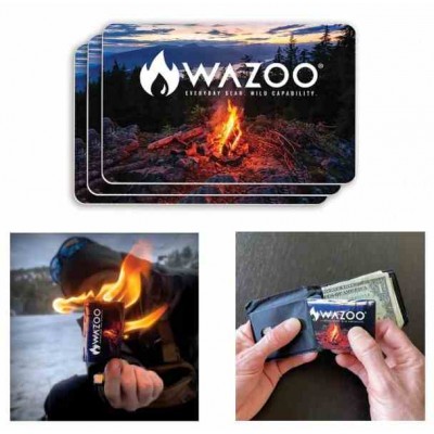 Wazoo Survival Gear Fire Card wsgcdfr03