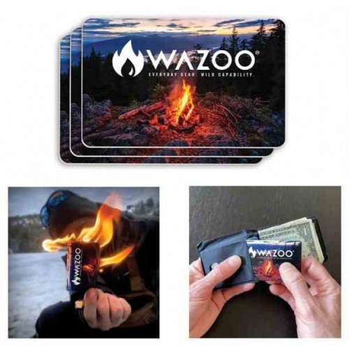 Wazoo Survival Gear Fire Card wsgcdfr03