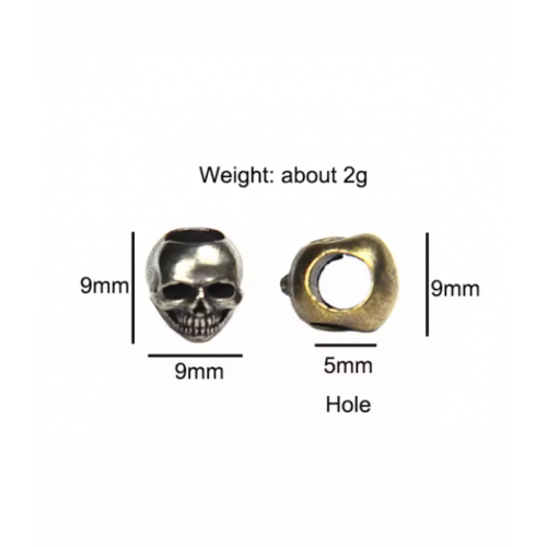 Skull Lanyard Gold Mini 1112