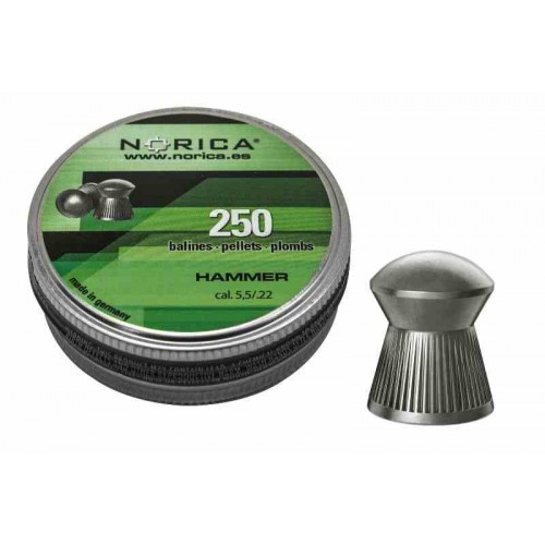 Norica Hammer 5.5 mm. Lata 250 unid.