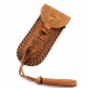 Funda Navaja Flecos Camel Grabada rev1101