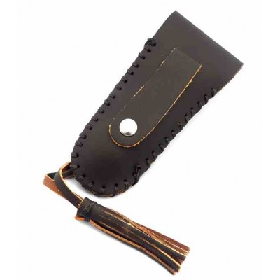Leather Sheath Flecos Brown rev1201