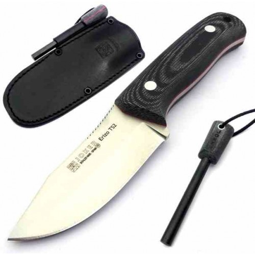 Joker Erizo TS2 Black Micarta + Firesteel cm142p