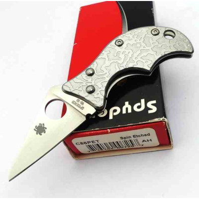 Spyderco Spin Etched Second Hand