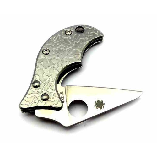 Spyderco Spin Etched Second Hand