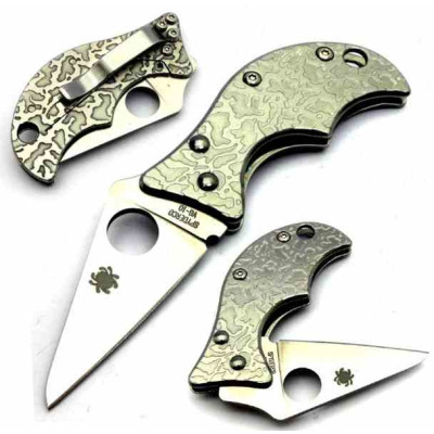 Spyderco Spin Etched Second Hand