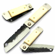 Revuelta J.L. Navaja Brut Ivory Micarta 