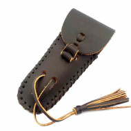 Leather Sheath Flecos Brown rev1204