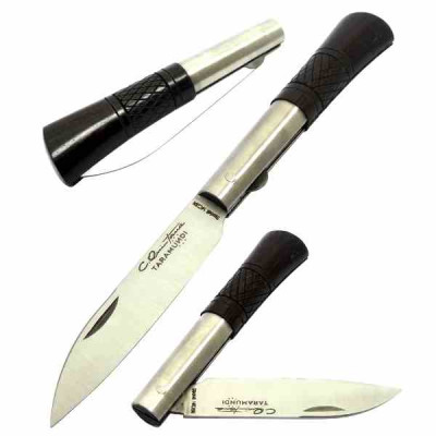 J.C. Quintana Taramundi Premium Linerlock Smoked Oak