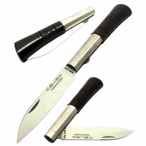 J.C. Quintana Taramundi Premium Linerlock Smoked Oak