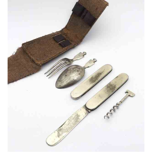 Mann & Federlein  German Campaign Cutlery D.R.G.M. WW1