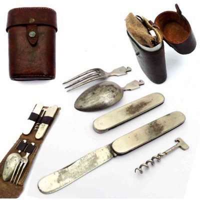 Mann & Federlein  German Campaign Cutlery D.R.G.M. WW1