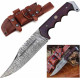 Cuchillo Bowie Damasco fhkcpbw001