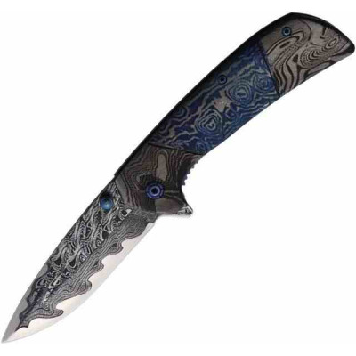 ElitEdge Damascus Etched EE10A54BLD