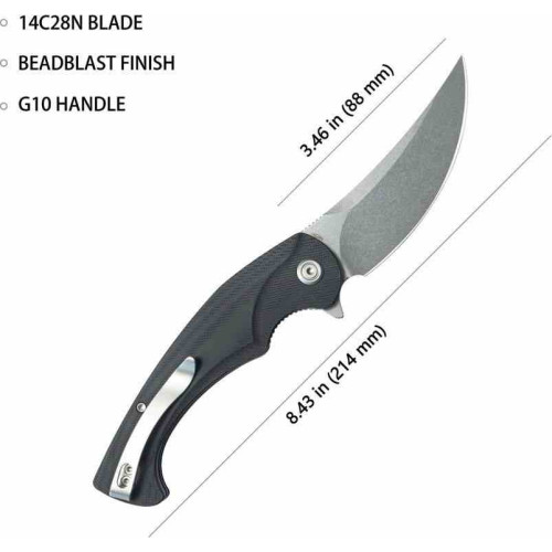 Kubey Scimitar Black kub173k