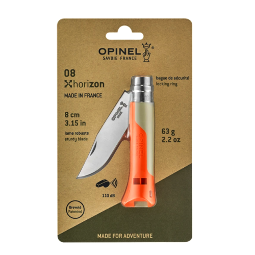 Opinel Horizon Nº08 Naranja 003305