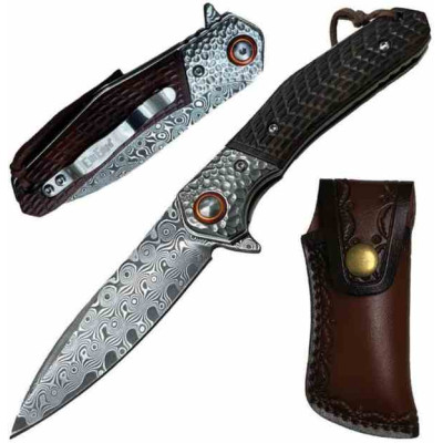 ElitEdge Linerlock Damascus EE10B004WD