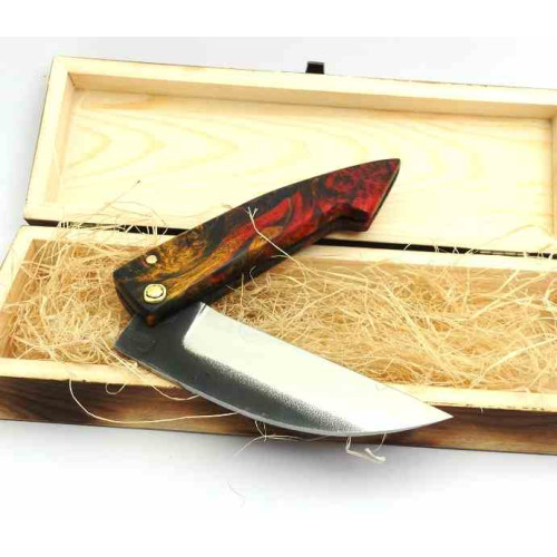 Sebastian Trias Pastor 440c Red Stabilized Wood