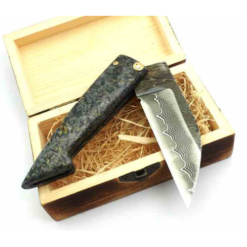 Sebastian Trias Pastor Damascus & Stabilized Wood
