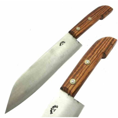 Revuelta J.L. Santoku Knife Zebrano 310