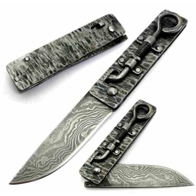 Hellize Tinkers Folder Damascus