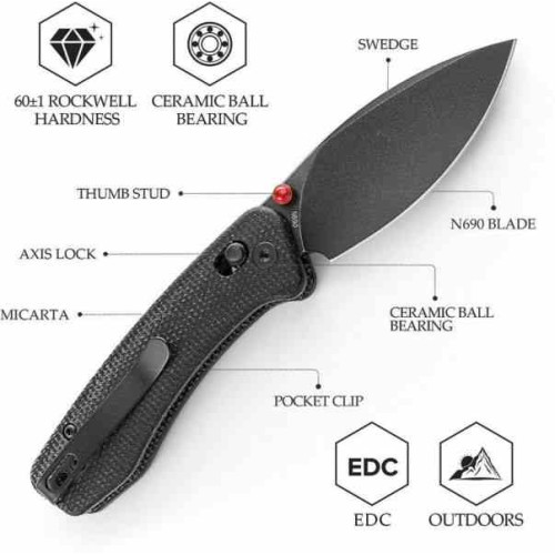 Trivisa Koala B Micarta trjm02gmn
