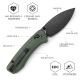 Trivisa Koala G Micarta Verde jm02-gm-n