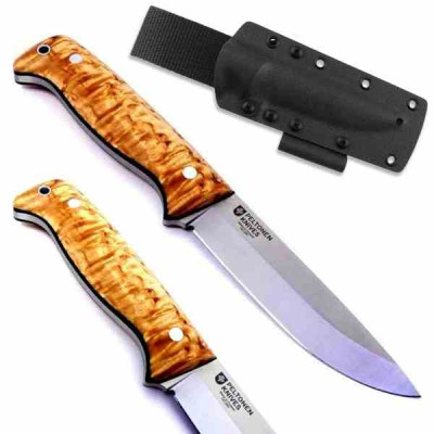 Peltonen M07 Full Tang Curly Birch Kydex fjp504