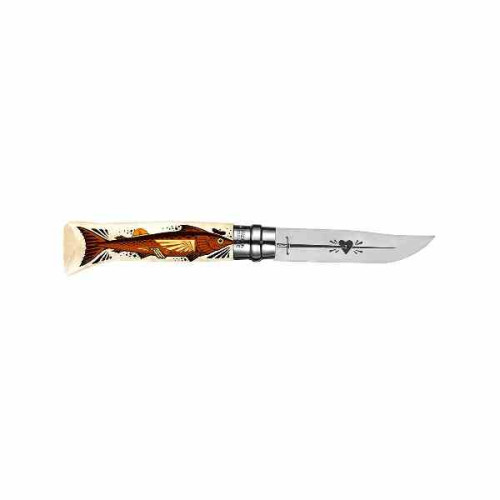 Opinel Inox. Nº 8 Limited Edition Jeremy Fish 003354