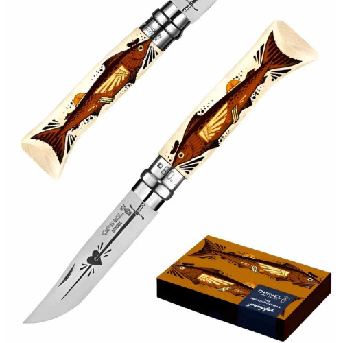 Opinel Inox. Nº 8 Ed. Limitada Jeremy Fish 003354
