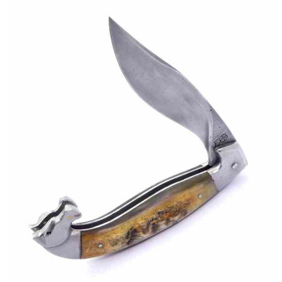 Falcata Ram Horn Knife 14c28n 102033
