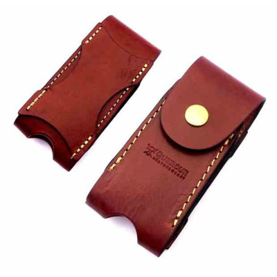 Quercur Leather Sheath Leatherman Wave Brown
