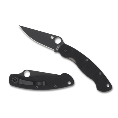 Spyderco Military Black plain sc36gpbk Spyderco Military Black plain sc36gpbk