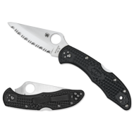 Spyderco Delica 4 serrated sc11sbk Spyderco Delica 4 serrated sc11sbk