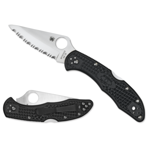 Spyderco Delica 4 serrated sc11sbk Spyderco Delica 4 serrated sc11sbk