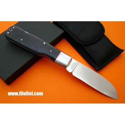 Folding damascus santoku ic-1sa