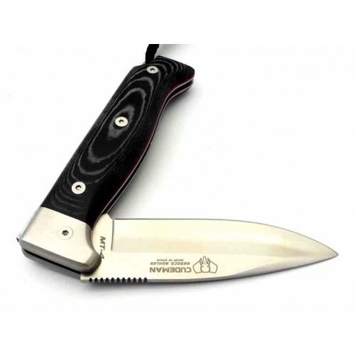 Cudeman 384m MT4 black micarta