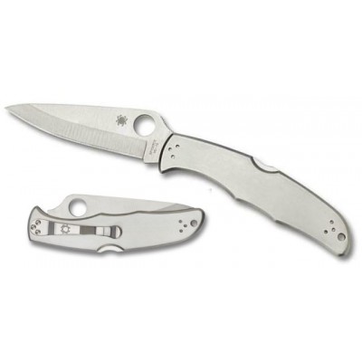 Spyderco Endura 4 stainless plain sc10p Spyderco Endura 4 stainless plain sc10p