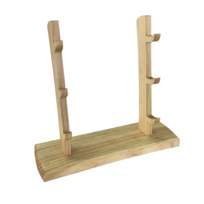 Soporte Madera 3 Cuchillos Navajas  ex3 Soporte Madera 3 Cuchillos Navajas  ex3