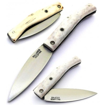 Pallares Busa Polished Stag Horn nº 0 Mosaic Pin Carbon Pallares Busa Polished Stag Horn nº 0 Mosaic Pin Carbon