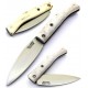 Pallares Busa Polished Stag Horn nº 0 Mosaic Pin Carbon